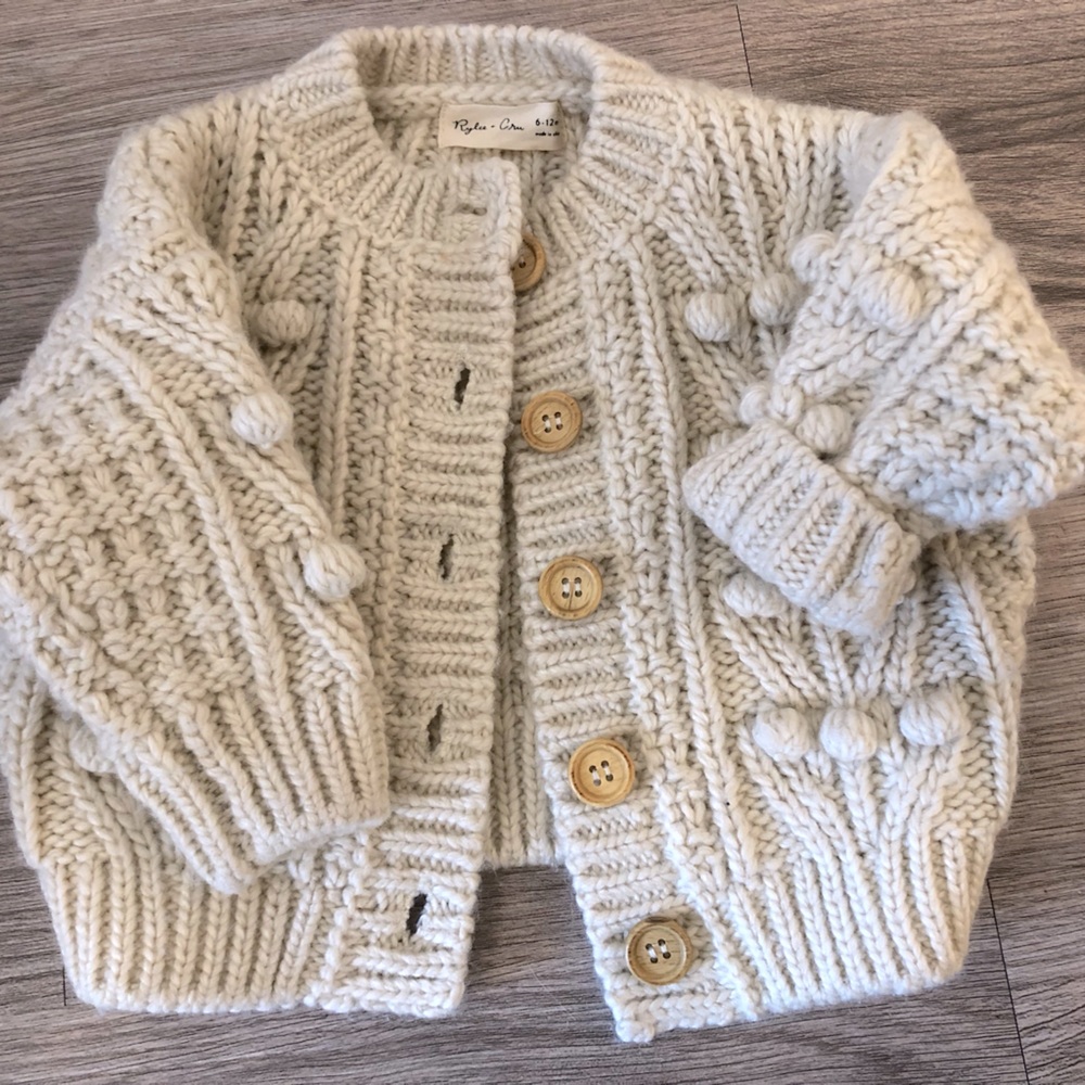 Cutest PomPom Baby Sweater